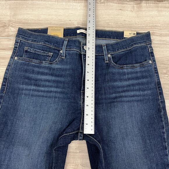 Levi's Women's 315 Shaping Bootcut Stellar Stretch Blue Jeans Size W33 L34 - Picture 4 of 11